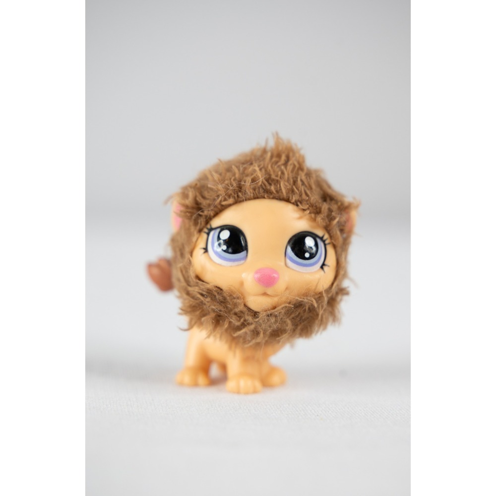 Hasbro Littlest Pet Shop Lion Toy LPS #2574 Fuzzy Mane Figure kidcore - Picture 4 of 5